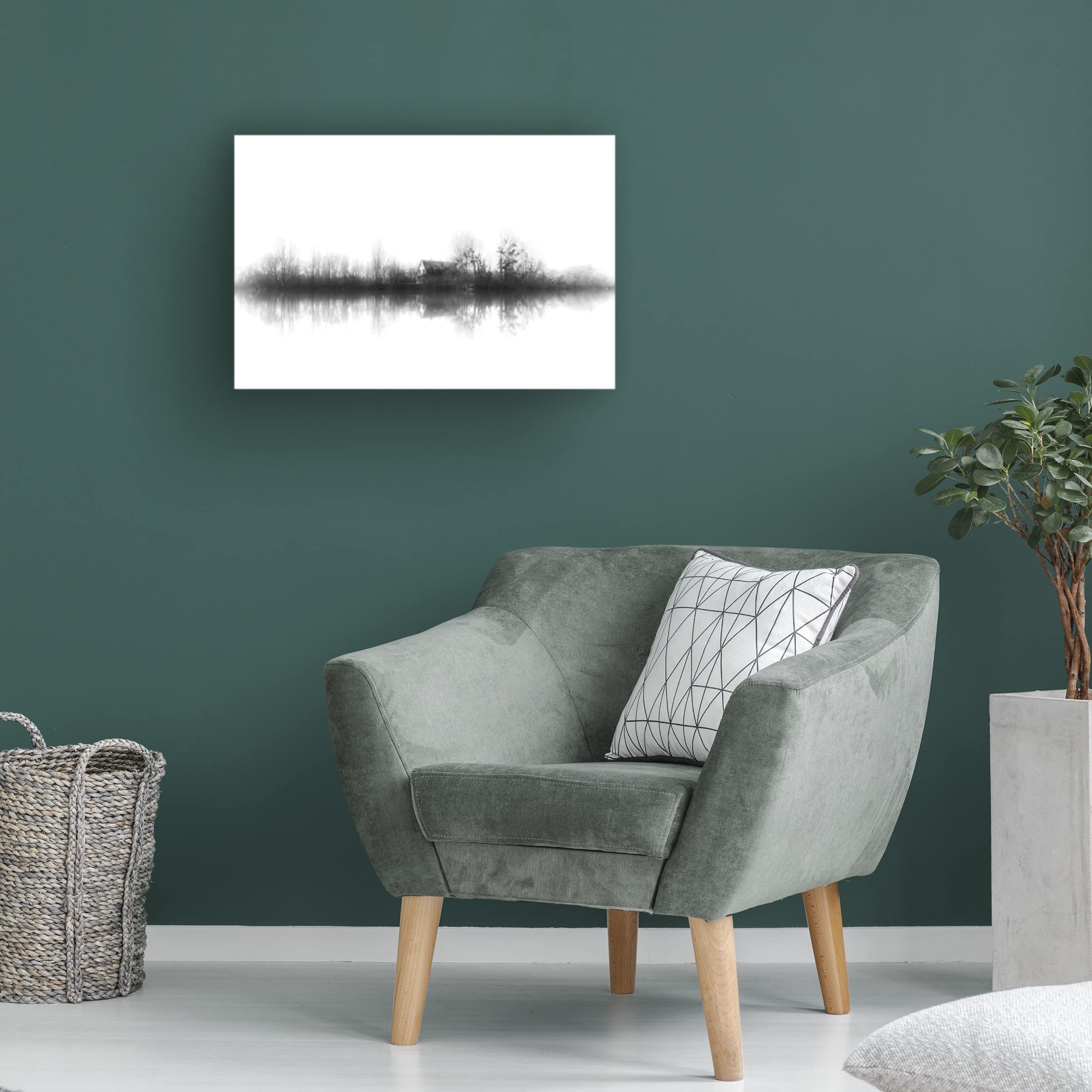 Boris Hristov 'Silence' Canvas Wall Art Print - Modern Abstract Painting for Living Room, Bedroom & Office Decor | Trademark Fine Art Collection