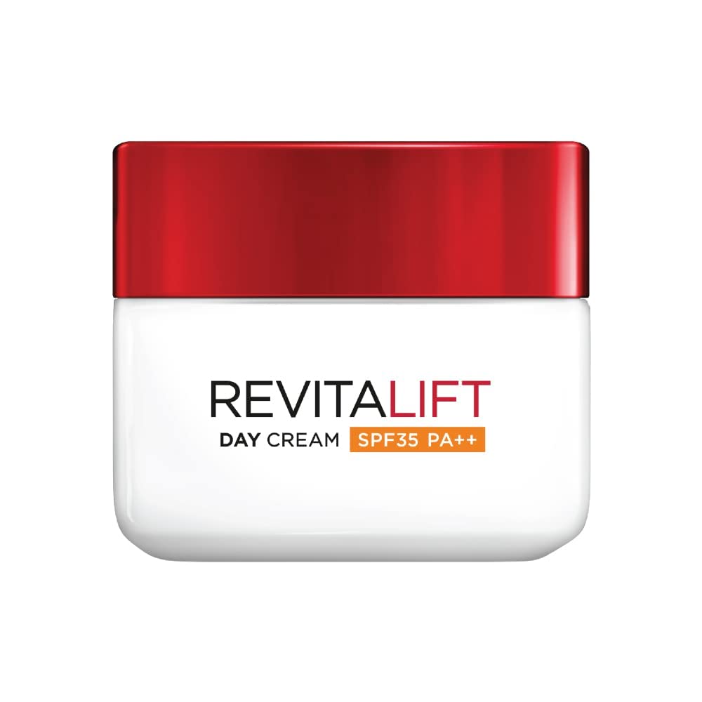 L'Oreal Paris Revitalift White Day Cream SPF 18 - Anti-Wrinkle & Anti-Spot Face Moisturizer (50ml) for Brightening & Youthful Skin | Daily Hydration & Sun Protection
