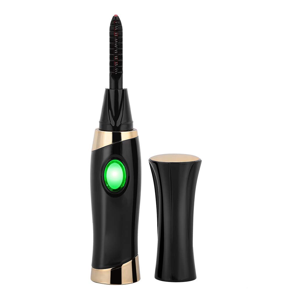 USB Heated Eyelash Curler with 2 Temperature Settings - Rechargeable Electric Lash Curler for Long-Lasting Curls - Perfect for Travel, Home Use & Professional Makeup Application