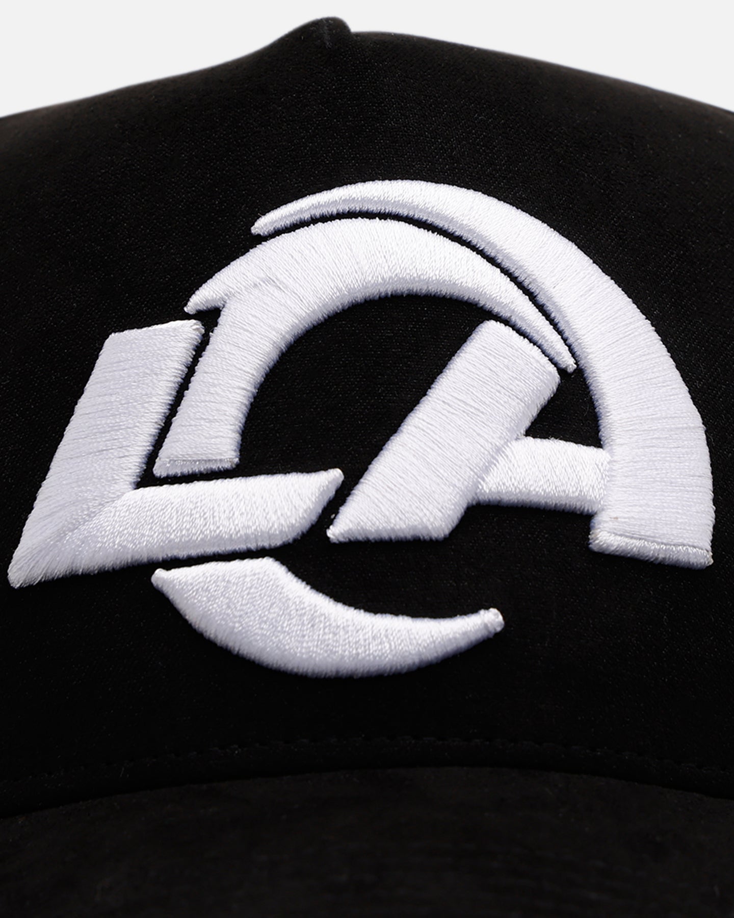 Los Angeles Rams 'Ultrasuede' 47 MVP Strapback Hat - Black & White Adjustable Snapback for NFL Fans & Game Day Outfits
