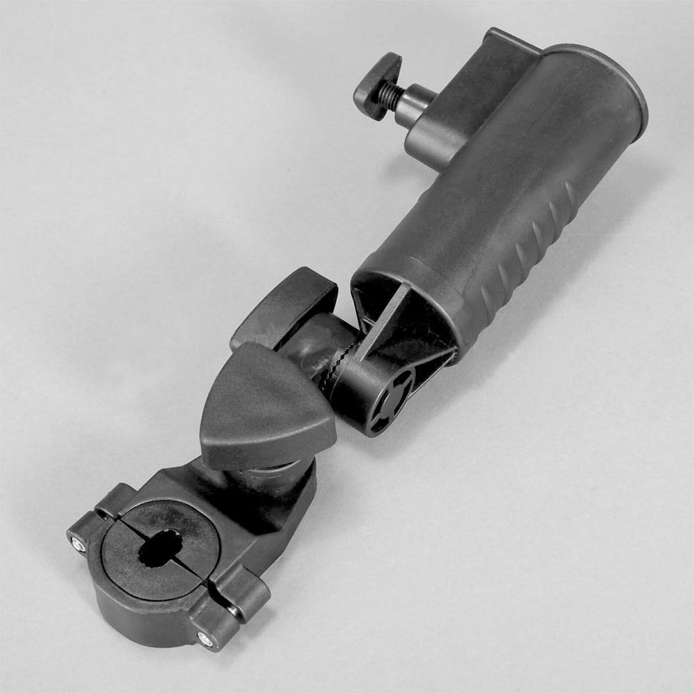 Adjustable Golf Push Cart Umbrella Holder - Universal Golf Cart & Bicycle Stroller Umbrella Mount - Compatible with Baby Carriage & Wheelchair - Perfect for Golfing, Cycling, and Outdoor Activities