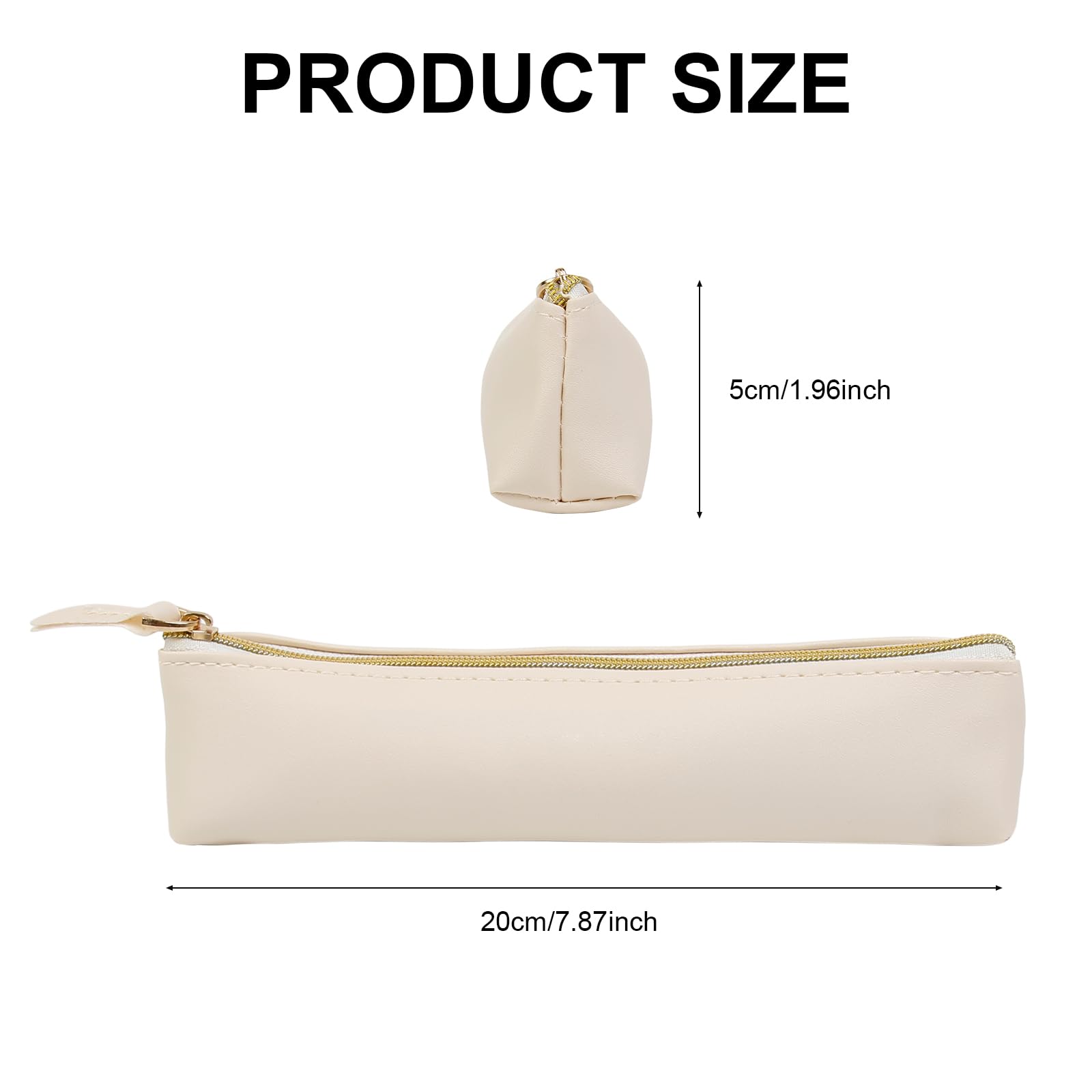 6Pcs Mini Leather Cosmetic Bags for Women - Travel & Daily Use