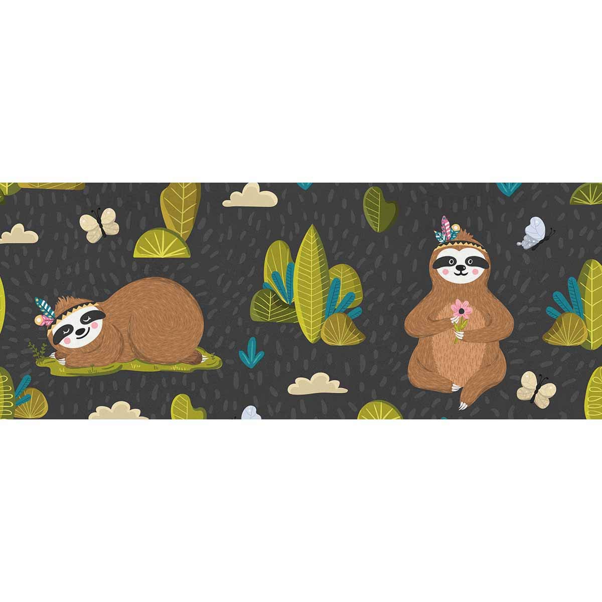Funny Sloths in The Forest Wrapping Paper - 58