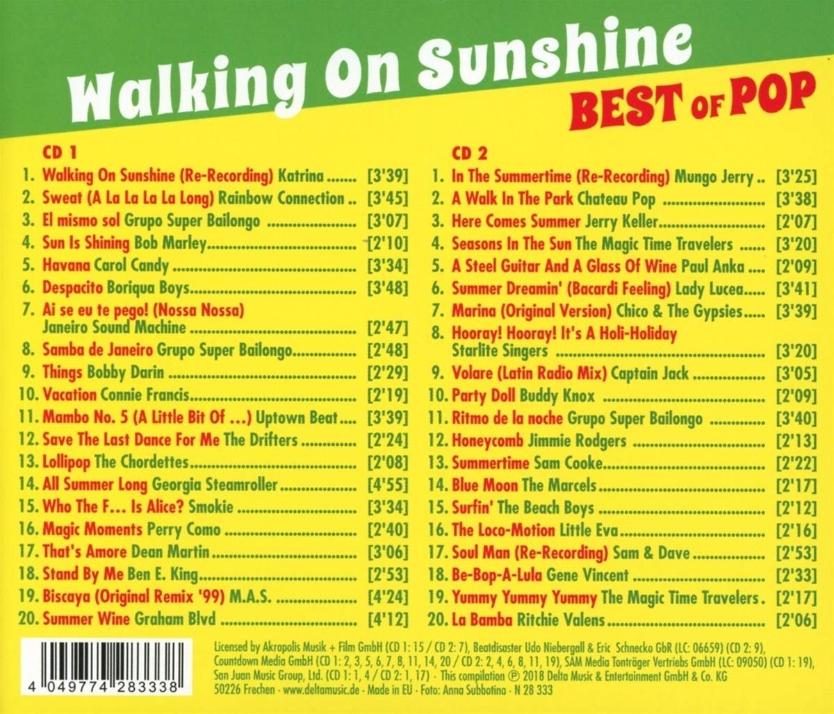 Walking On Sunshine - Best Of Pop Music Hits | Perfect for Parties, Workouts & Road Trips