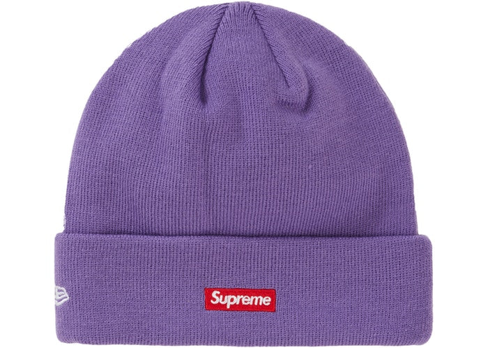 Supreme x New Era HQ Beanie - Soft Winter Hat for Men & Women - Warm Fleece Lined Skull Cap - Purple Beanie for Cold Weather, Outdoor Sports & Streetwear Fashion