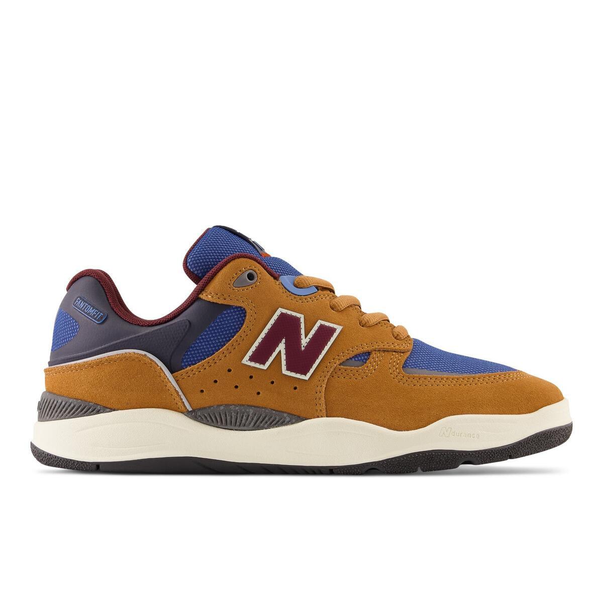 New Balance Numeric 1010 Skateboarding Shoes for Men - Camel/Burgundy Color | Comfortable & Durable Design for Street Skating & Casual Wear