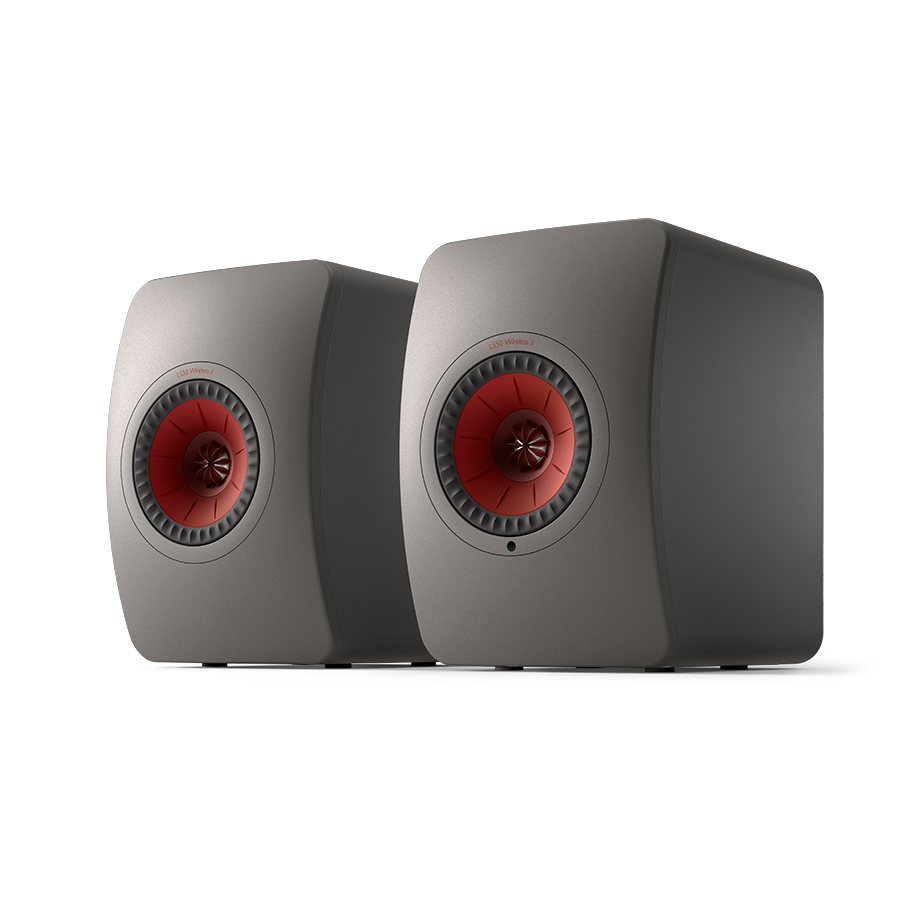 KEF LS50 Wireless II Bookshelf Speakers with KC62 Subwoofer & S2 Speaker Stands Bundle - Premium Hi-Fi Audio System for Home Theater, Music Studio & Entertainment Spaces