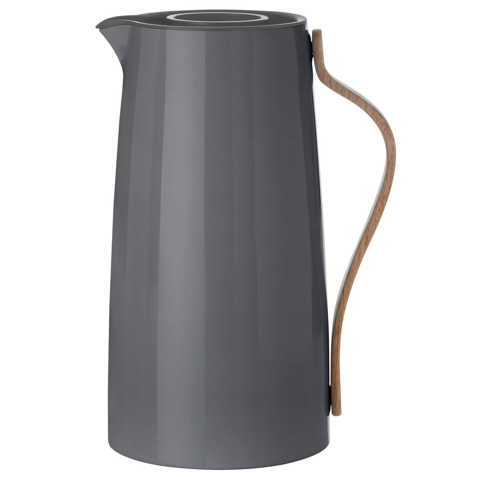 Stelton Emma Vacuum Insulated Coffee Jug - 34oz, Grey, 13.5 x 15.5 x 26 cm - Keeps Coffee Hot for Hours, Perfect for Home, Office & Outdoor Use