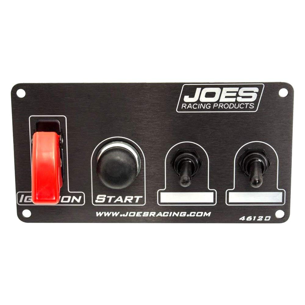 JOES RACING PRODUCTS 3-Position Push Button Switch Panel Mount - 12V DC Aluminum IP54 Waterproof Switch (480W) - Perfect for Off-Road Vehicles, Marine Boats & Industrial Equipment Control Panels