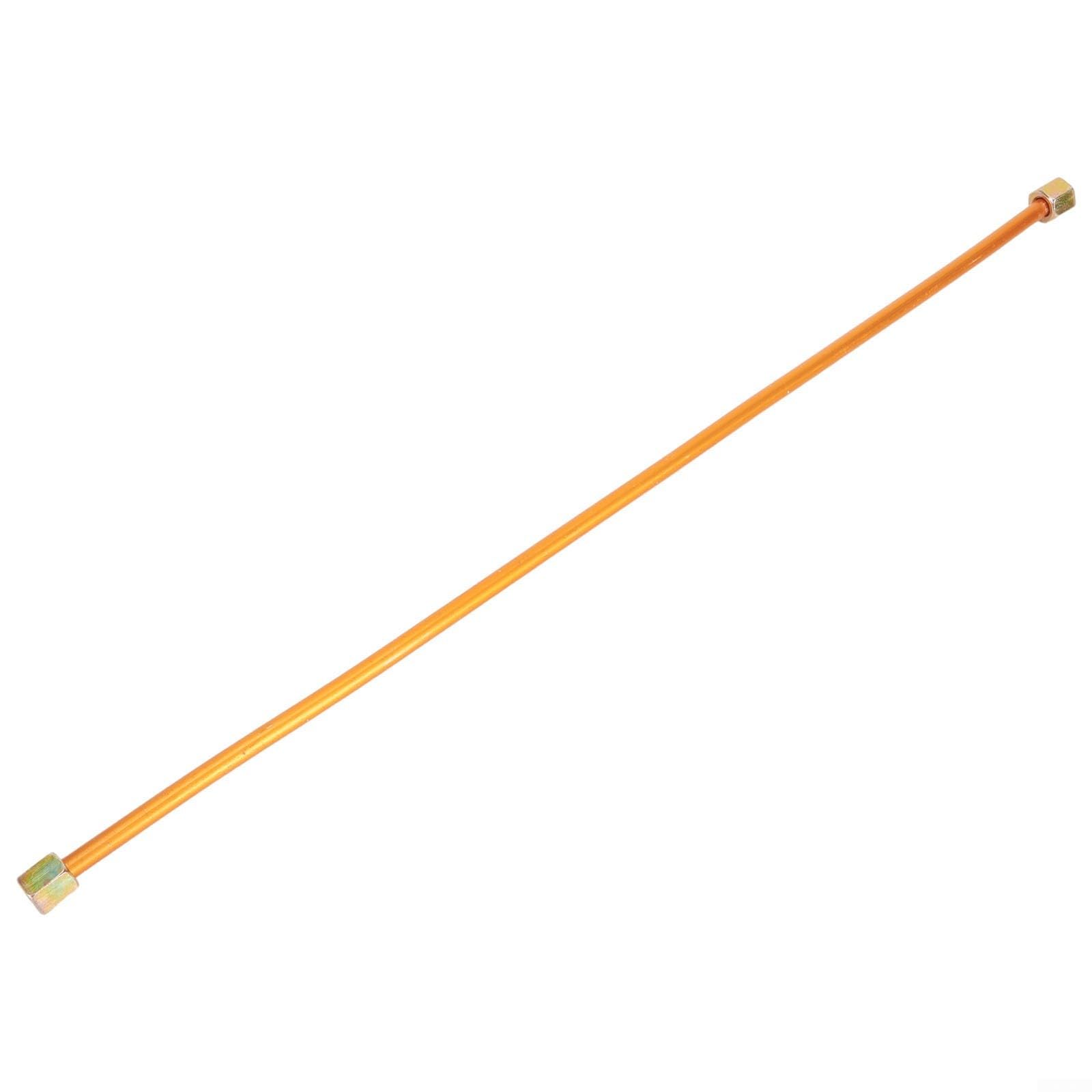 400mm Copper Plated Aluminum Air Compressor Exhaust Tube - Durable Copper Tone Replacement for HVAC Systems - Aluminum & Copper Construction - Easy Installation for Industrial & Automotive Use