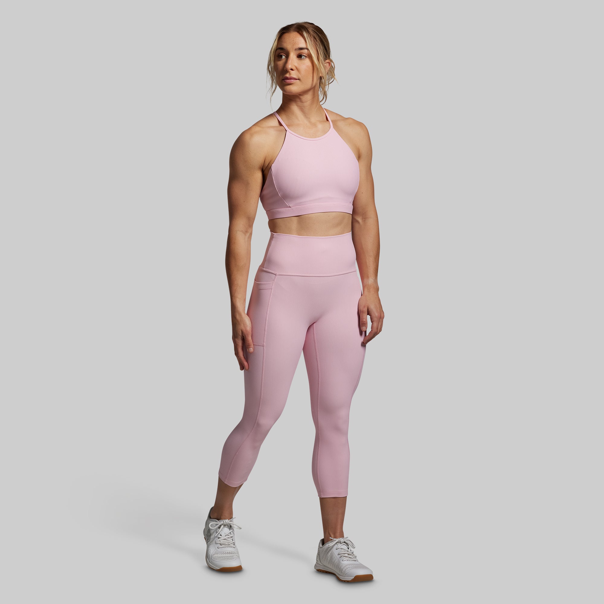 All or Nothing Capri Set 2.0 (Parfait) - Women's Workout Outfit for Yoga, Gym & Running
