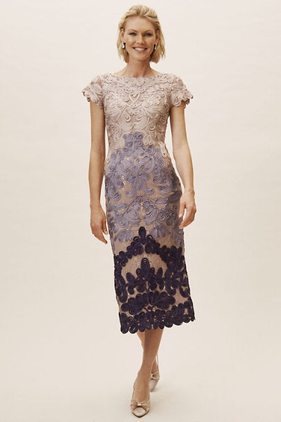 BHLDN JS Collections Santiago Dress - Elegant Misty Lilac Iris Floral Maxi Dress for Weddings & Special Occasions | Perfect for Bridesmaids, Garden Parties & Formal Events