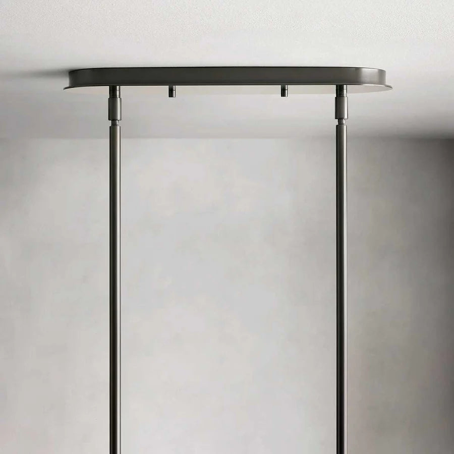 Remming Linear Pendant Light - Modern LED Hanging Fixture for Kitchen Island, Dining Room & Bedroom Lighting | Dimmable & Energy Efficient