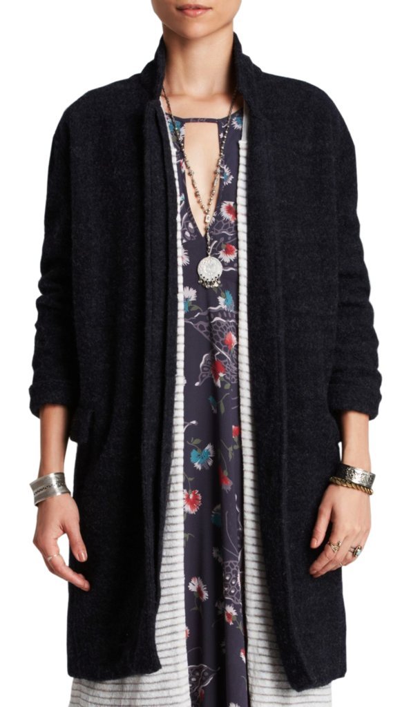 Free People Solid Long and Lean Coat - Women's Slim Fit Trench Coat for Fall & Winter | Water-Resistant Outerwear for Work, Travel & Everyday Wear