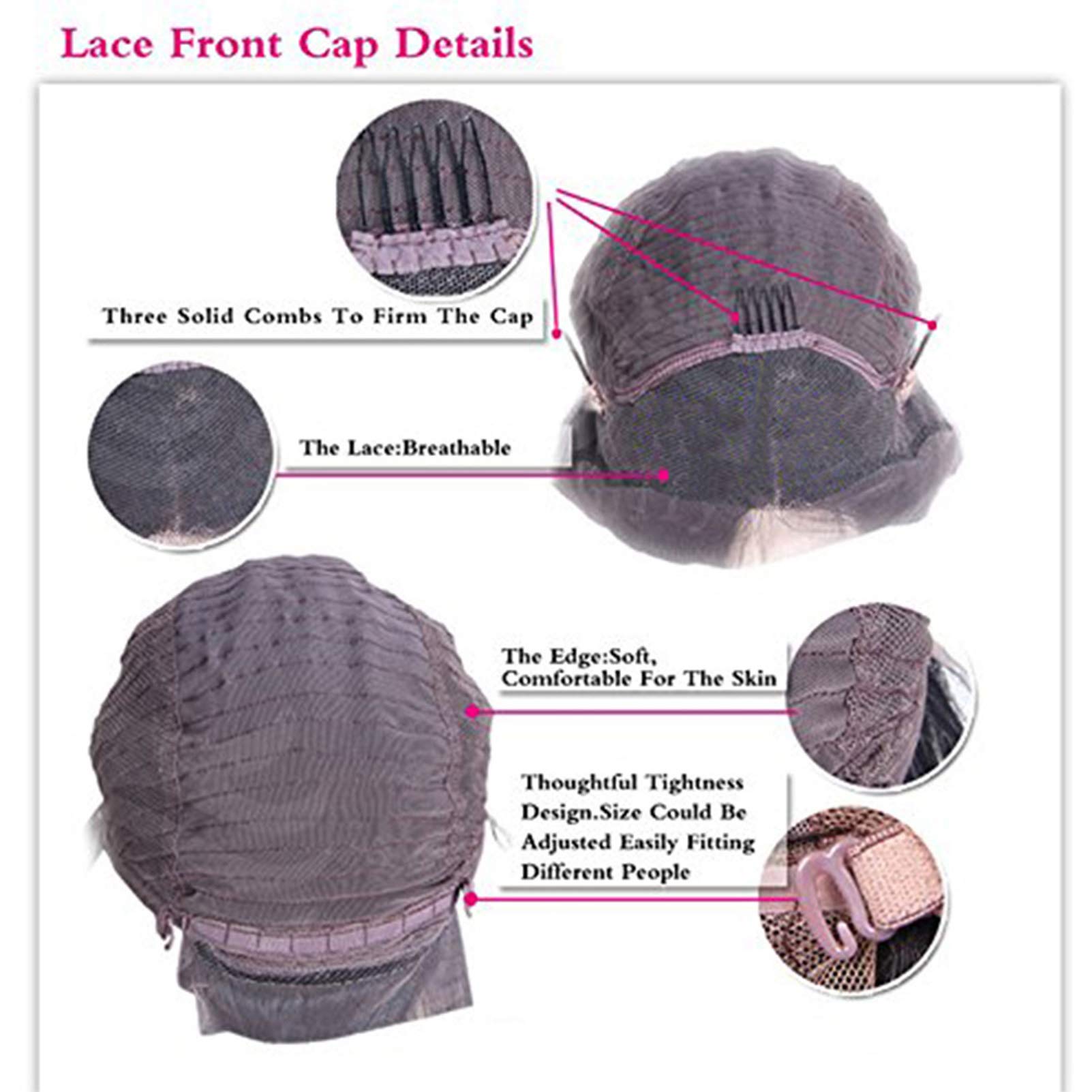 Glueless Short Bob Curly Lace Front Wig 12