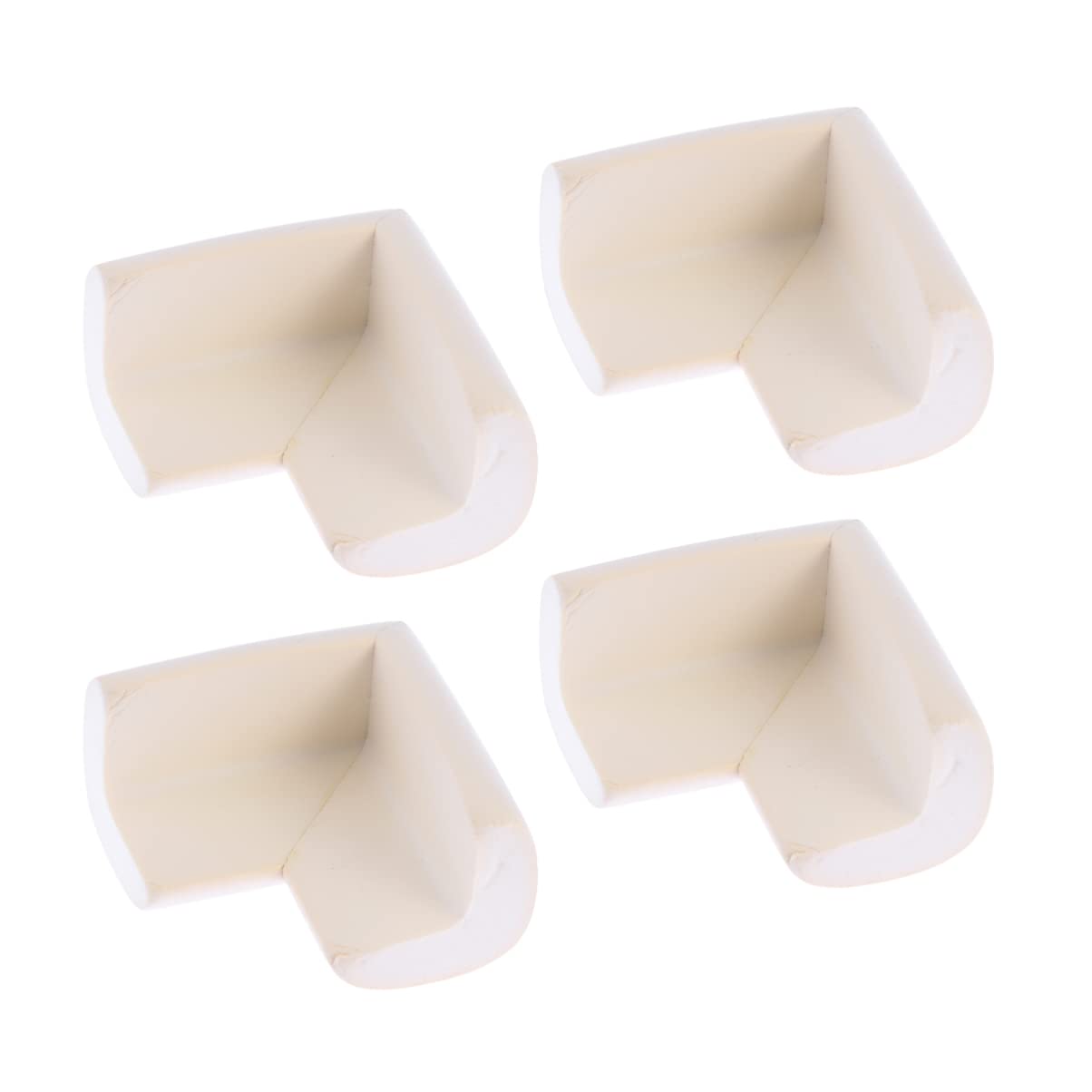 Veemoon 4-Pack Soft Foam Safety Corner Protectors for Furniture - Baby Proofing Table & Counter Edge Guards for Coffee Tables, Fireplaces, Counters - Prevent Injuries & Protect Kids at Home
