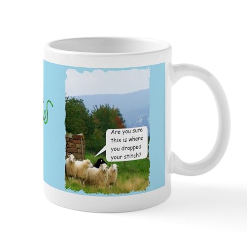 White - Drop Stitch Sheep Mugs