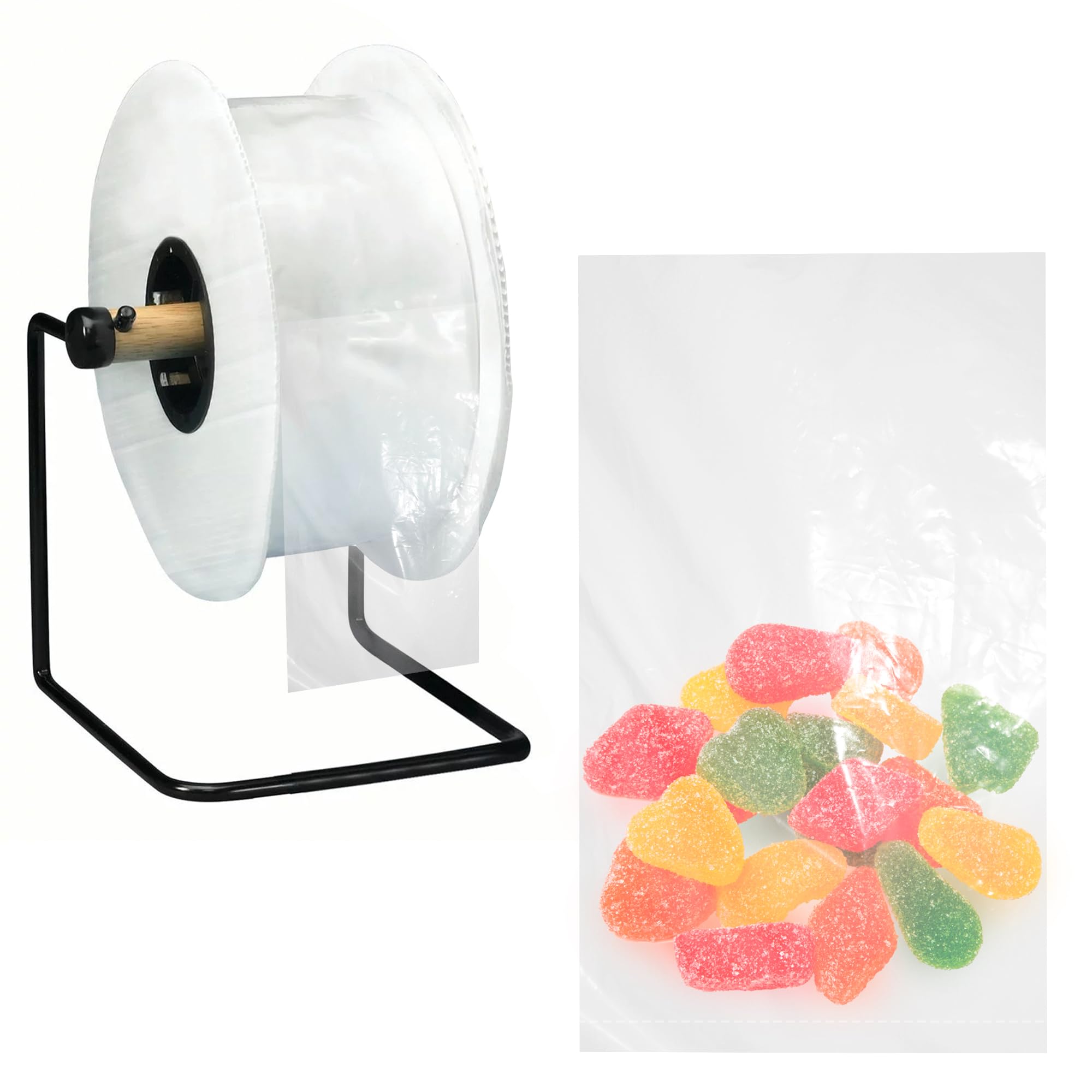 APQ 8 Rolls, 12000 Pre-Opened 3x5 Heavy Gauge Poly Bags - 2.80 Mil Thickness Clear Plastic Bags for Packing, Storing & Food Service - Ideal for Industrial Use, Retail Packaging & Shipping Supplies