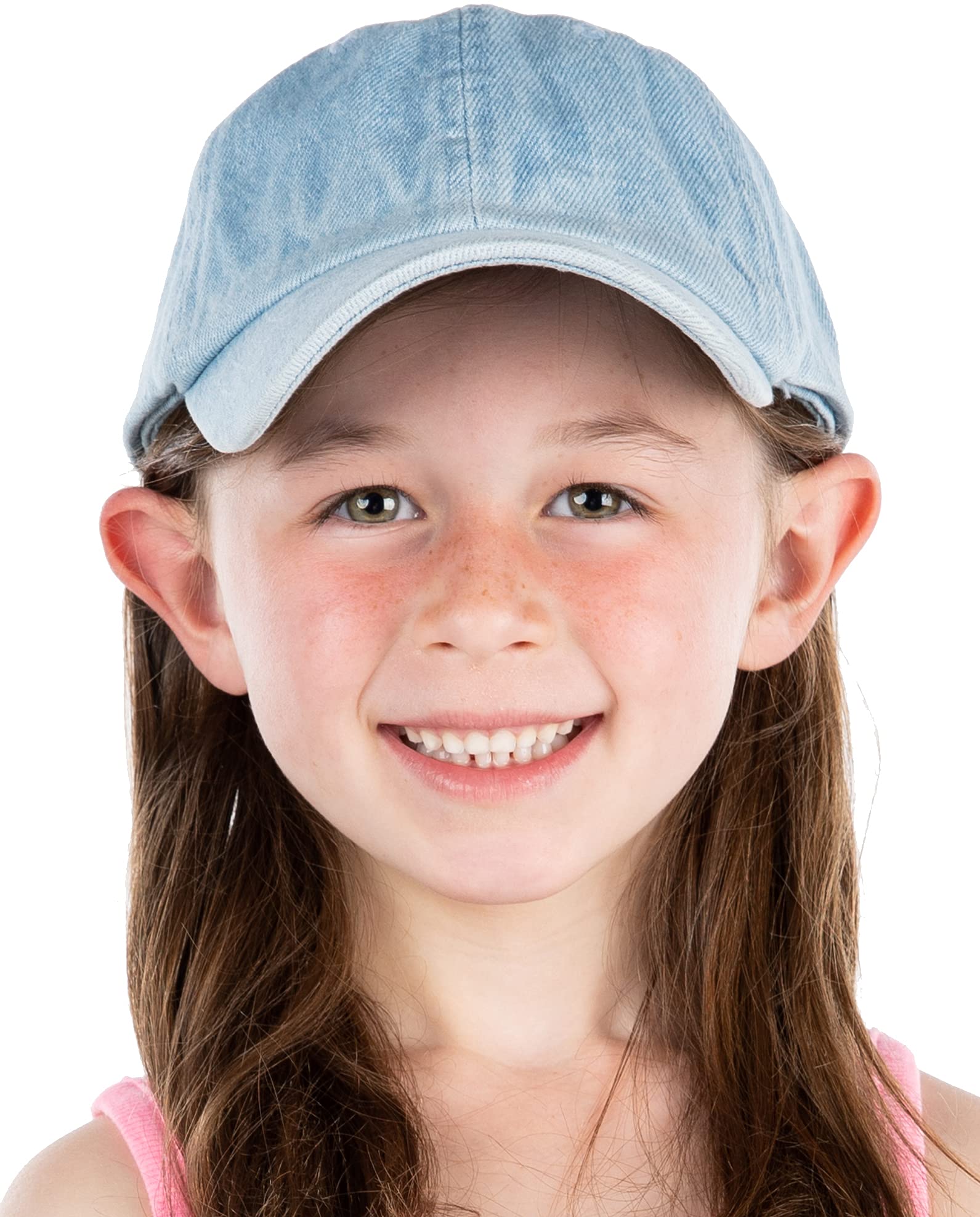 Stylish Low Profile Washed Cotton Baseball Cap for Toddler Boys & Girls - Soft & Comfortable Kids Hat for Outdoor Play, Beach, and Everyday Wear