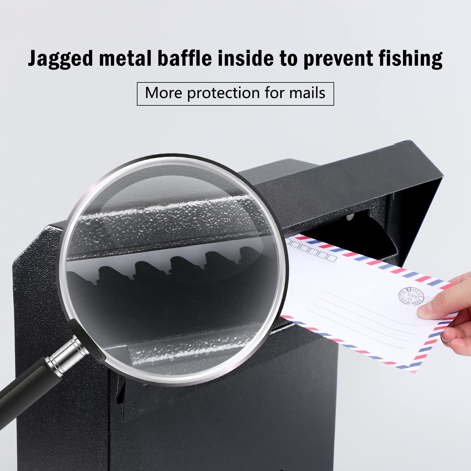 Heavy Duty Locking Mail Drop Box with Key - 15