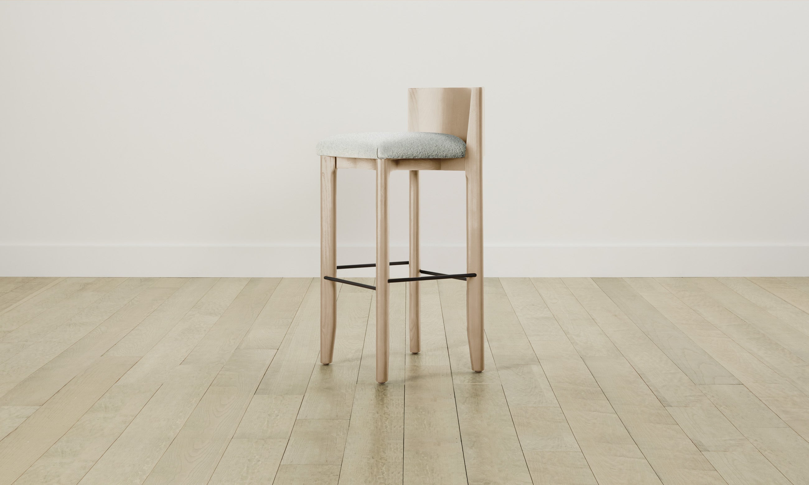 Premium Woolen Bouclé Bar Stools - The Delancey Counter Stool Set with Cliff Design | Perfect for Kitchen Islands, Breakfast Bars & Modern Dining Areas