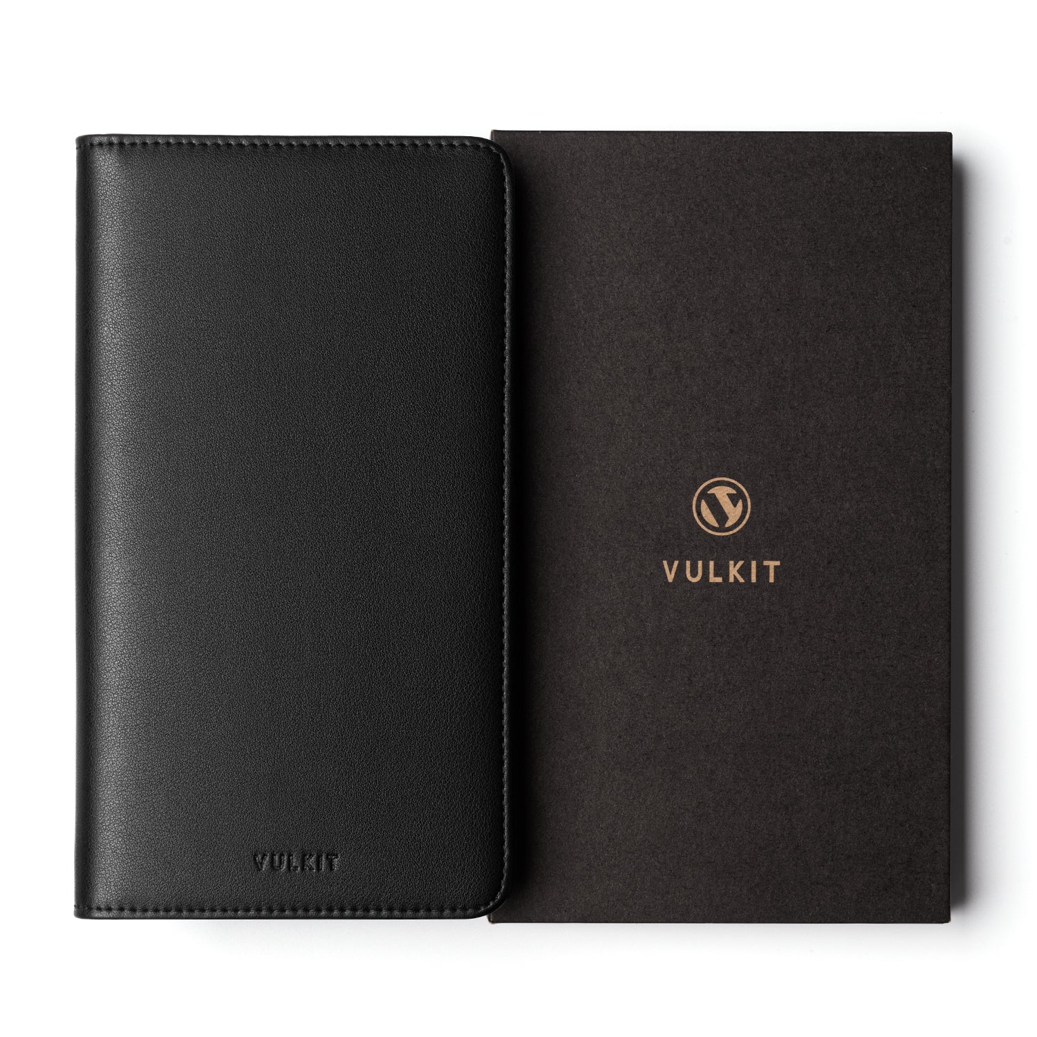 VPW100 RFID Blocking Bifold Passport Wallet - Secure Travel Organizer for Passport, Credit Cards, Cash & Bills | Perfect for International Trips & Business Travel
