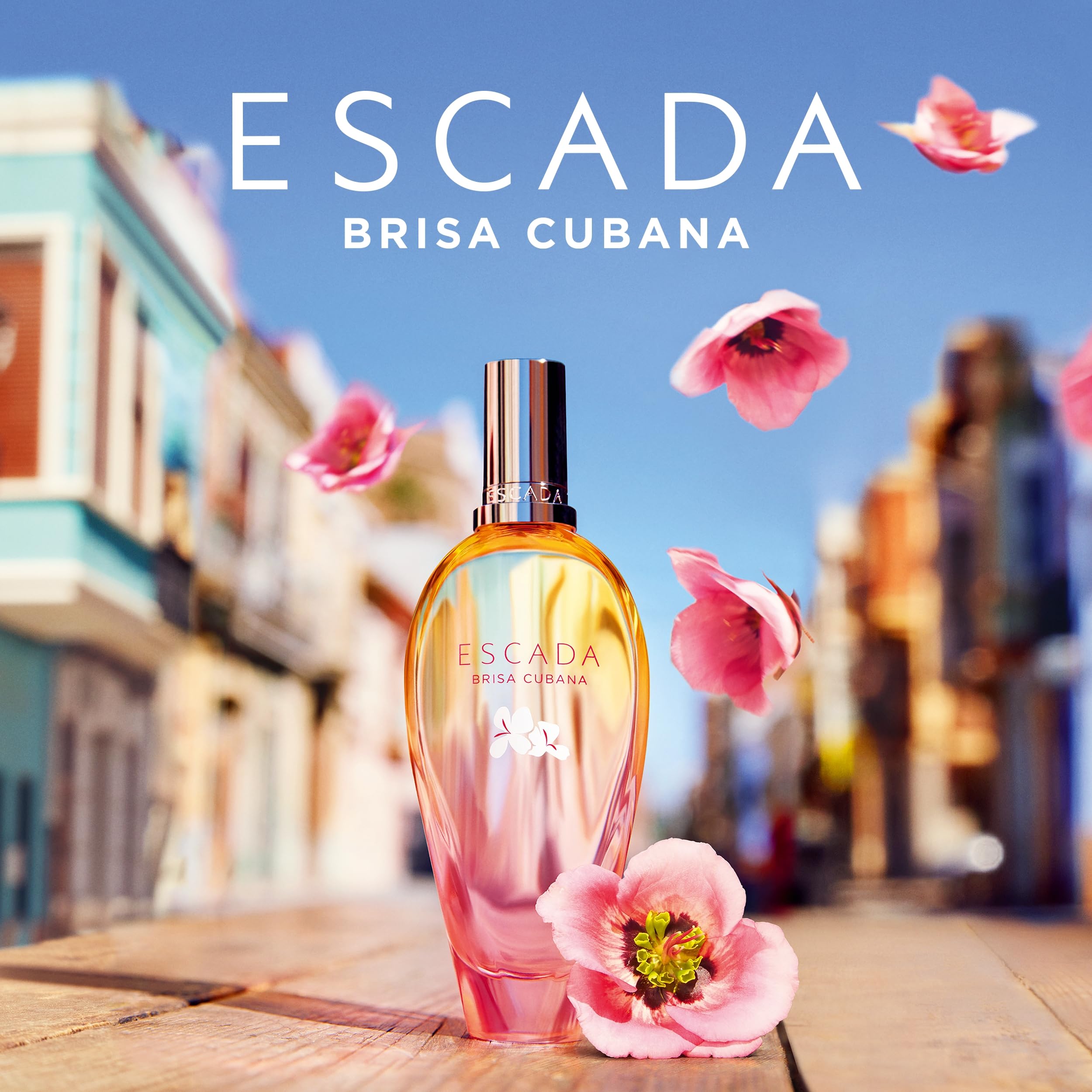Escada Brisa Cubana Eau de Toilette for Women - Citrus Floral Perfume with Lime, Mint & Mariposa Notes - Long Lasting Fragrance - Perfect for Daytime Wear, Summer Evenings & Special Occasions