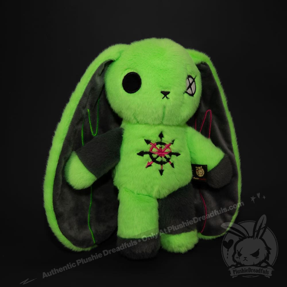 Plushie Dreadfuls ADHD Rabbit Extra Chaos Edition - Soft Stuffed Animal Toy for Kids & Adults | Perfect for Anxiety Relief, ADHD Support & Emotional Comfort