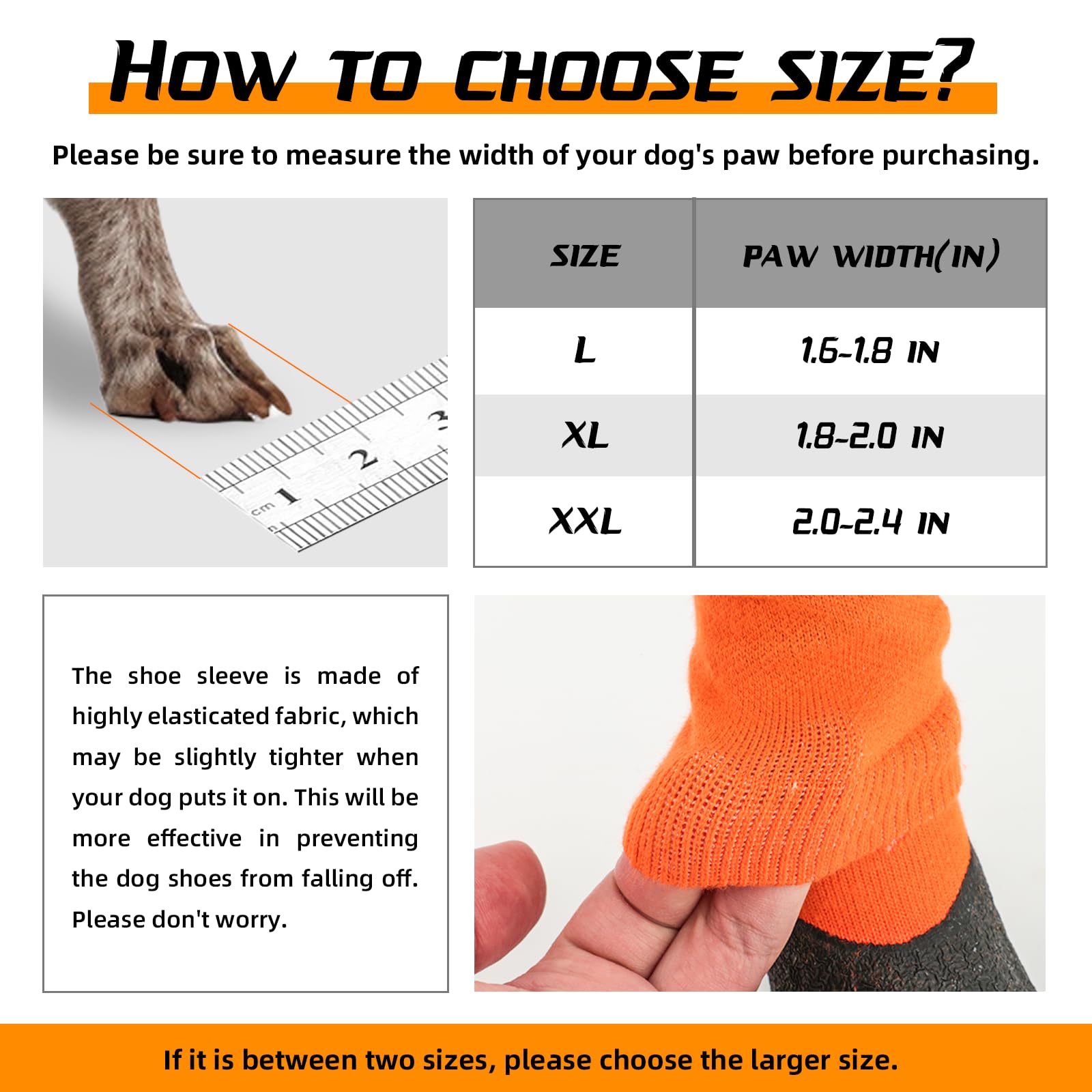 **Waterproof Dog Boots for Large & Medium Dogs - Adjustable Winter Paw Protectors for Walking, Running, Hiking | Non-Slip Outdoor Dog Shoes for Snow, Ice & Rough Terrain (XL Size)**