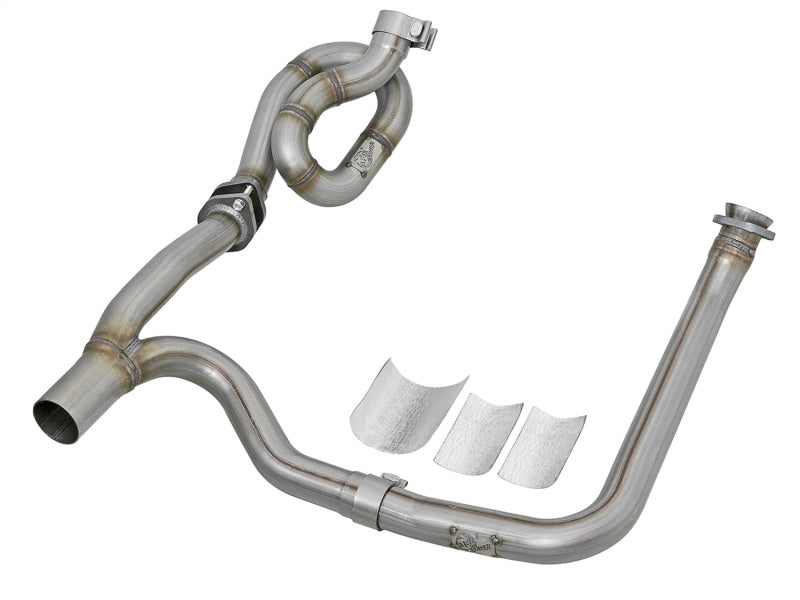 AFE Twisted Steel Y Pipe for Jeep Wrangler JK 3.6L V6 (2012-2018) - High Performance Exhaust Upgrade for Off-Road & Daily Driving