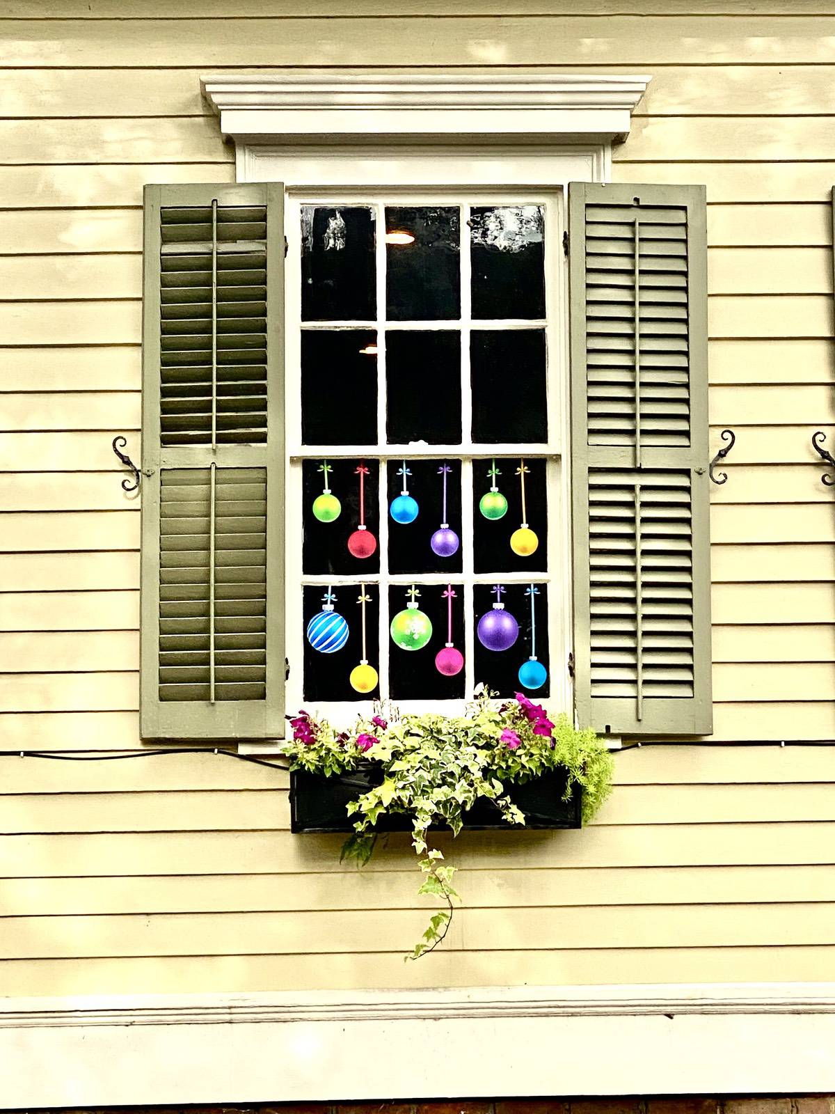 Festive Christmas Ornament Ball Decals with Optional Ribbons - Holiday Tree Decorations for Home, Office & Gift Giving