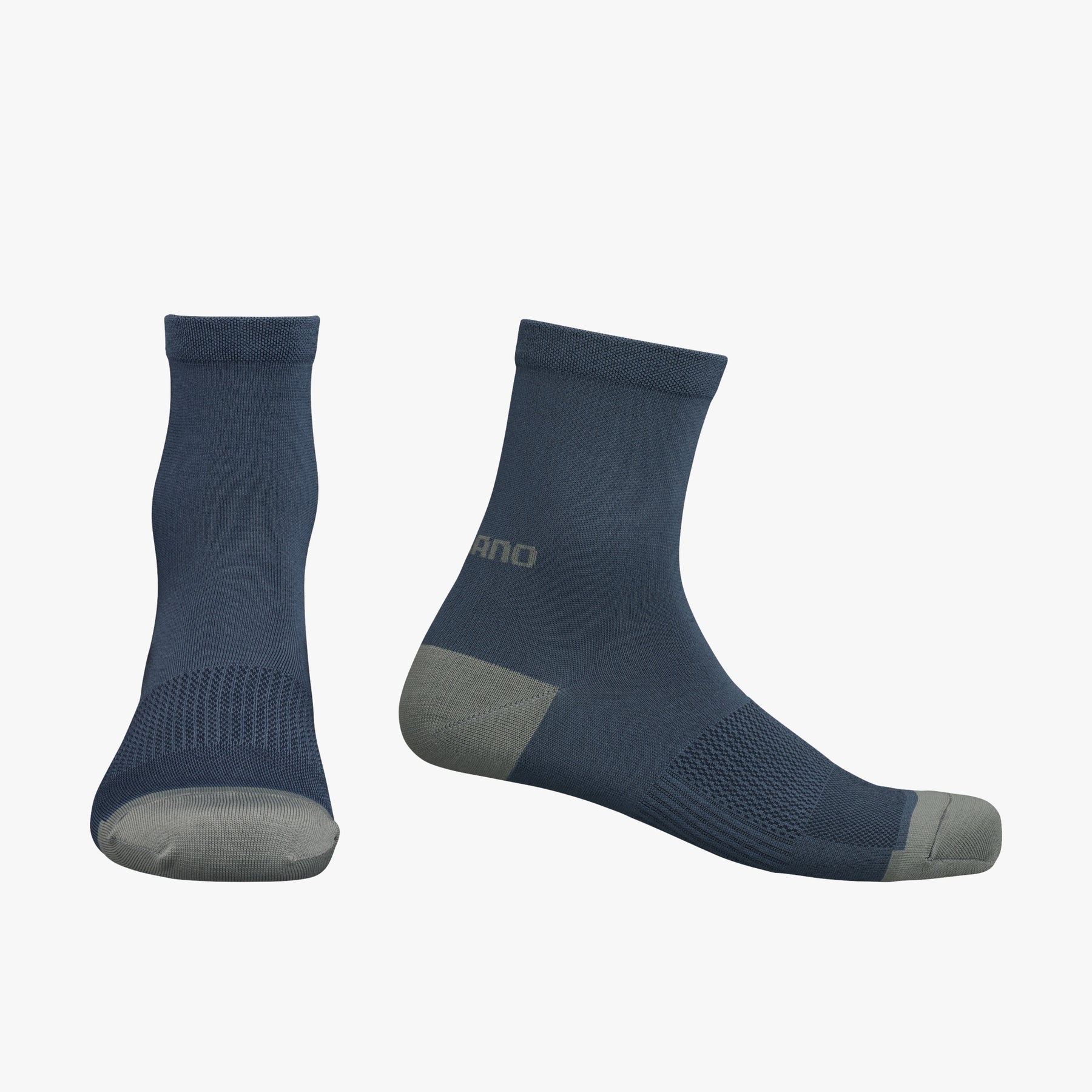 Shimano Performance Mid Socks - Cycling & Mountain Bike Socks for Men & Women - Breathable Cushioned Athletic Socks for Running, Hiking & Outdoor Sports