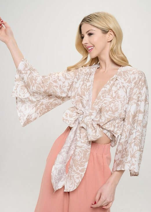 Stylish Accent Tie Front Cardigan for Women - Cozy Knit Sweater Wrap - Perfect for Office, Date Night & Casual Outfits - Limited Stock Clearance Sale