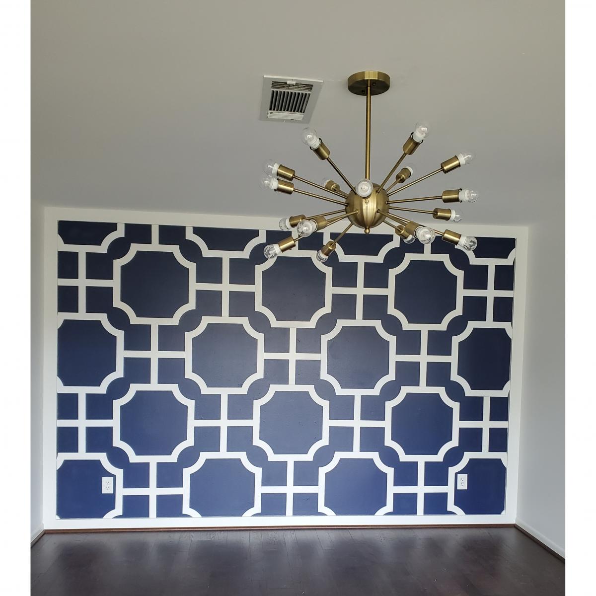 Bradley Decorative Fretwork Wall Panels - Laser Cut Wooden Room Dividers & Decorative Screens for Living Room, Bedroom, and Office Partitions