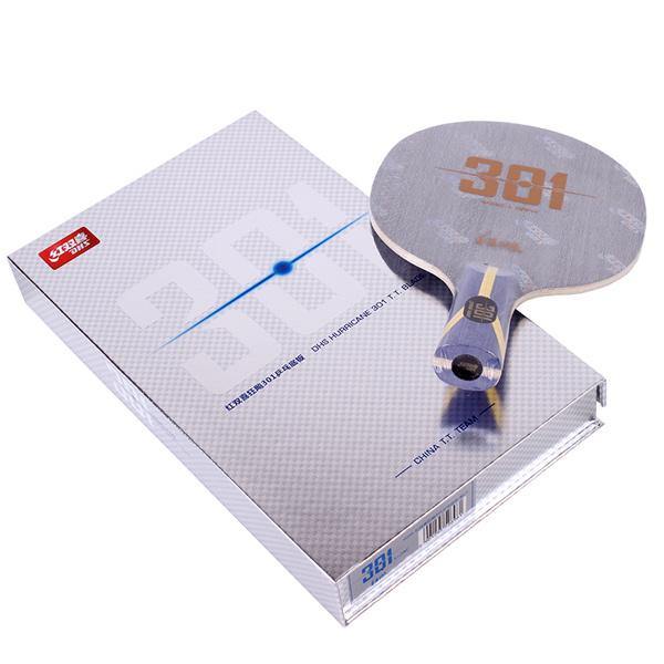 DHS Hurricane 301 Penhold Table Tennis Blade - Professional Carbon Ping Pong Racket for Penhold Grip Players | Perfect for Training & Competitive Matches