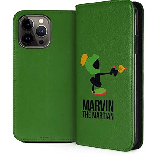 Officially Licensed Warner Bros Marvin The Martian iPhone 13 Pro Max Phone Case | Slim Protective Folio Cover | Perfect for Work, Travel & Everyday Use