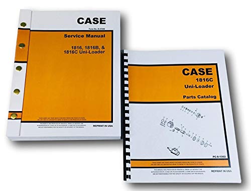 Case 1816C Uni-Loaders Service Manual & Parts Catalog - Complete Repair Guide for Heavy Equipment Maintenance | Workshop & Field Use