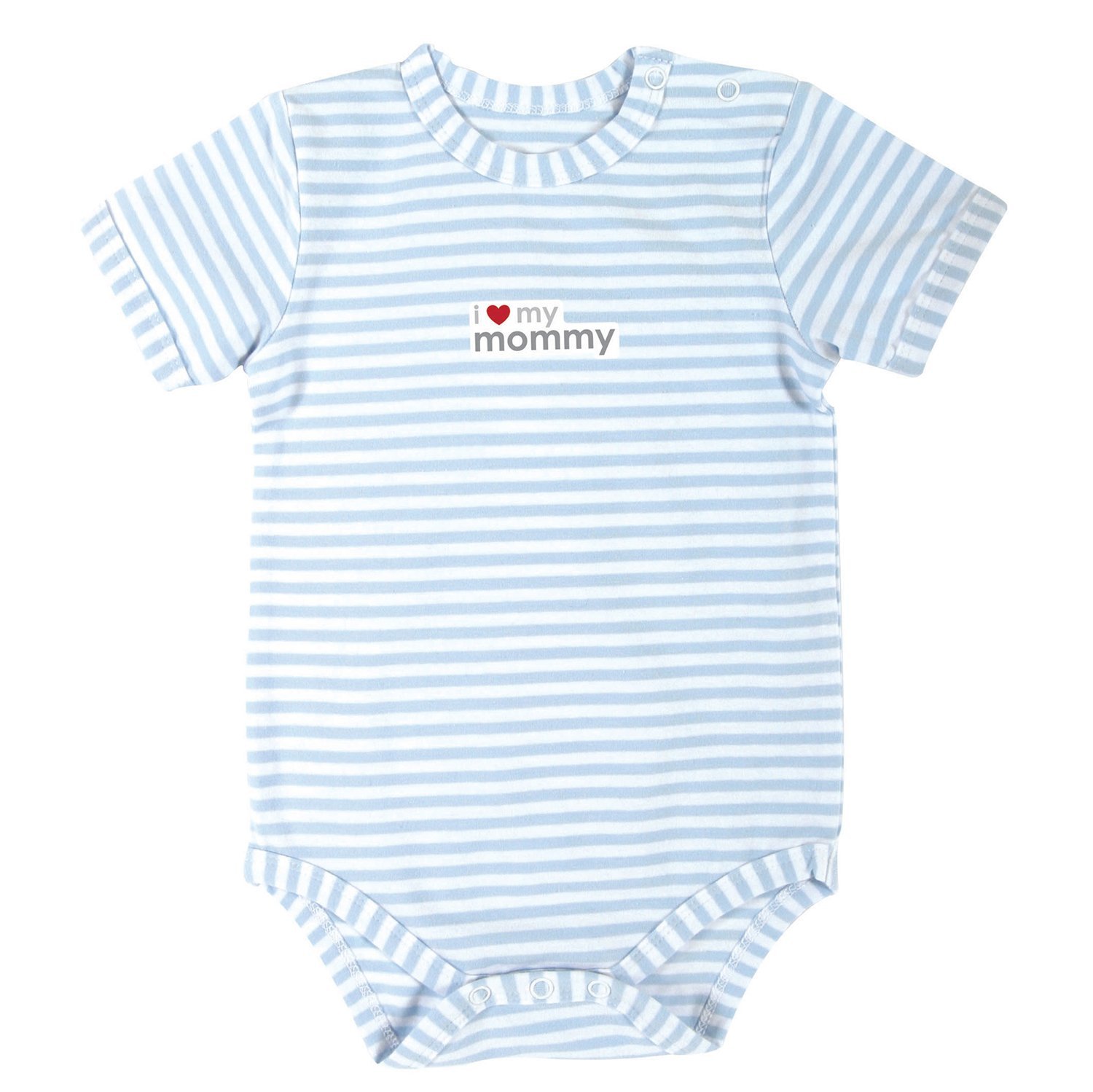 Stephan Baby Blue Stripe Diaper Cover 0-3M - Cute Mommy Love Outfit for Newborn Photo Shoots