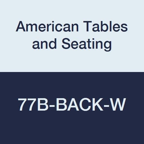 77B-Back-W Replacement Wood Chair Back for 77B Metal Chairs - Walnut Finish with Stripe Cutout Design - Perfect for Dining Rooms, Kitchens, and Outdoor Patio Seating