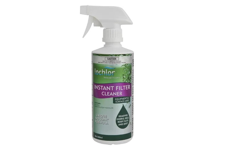 Lo Chlor Instant Cartridge Filter Cleaner 500ml - Fast-Acting Non-Soak Spray for Pool & Spa Maintenance | Easy Cartridge Filter Cleaning Solution