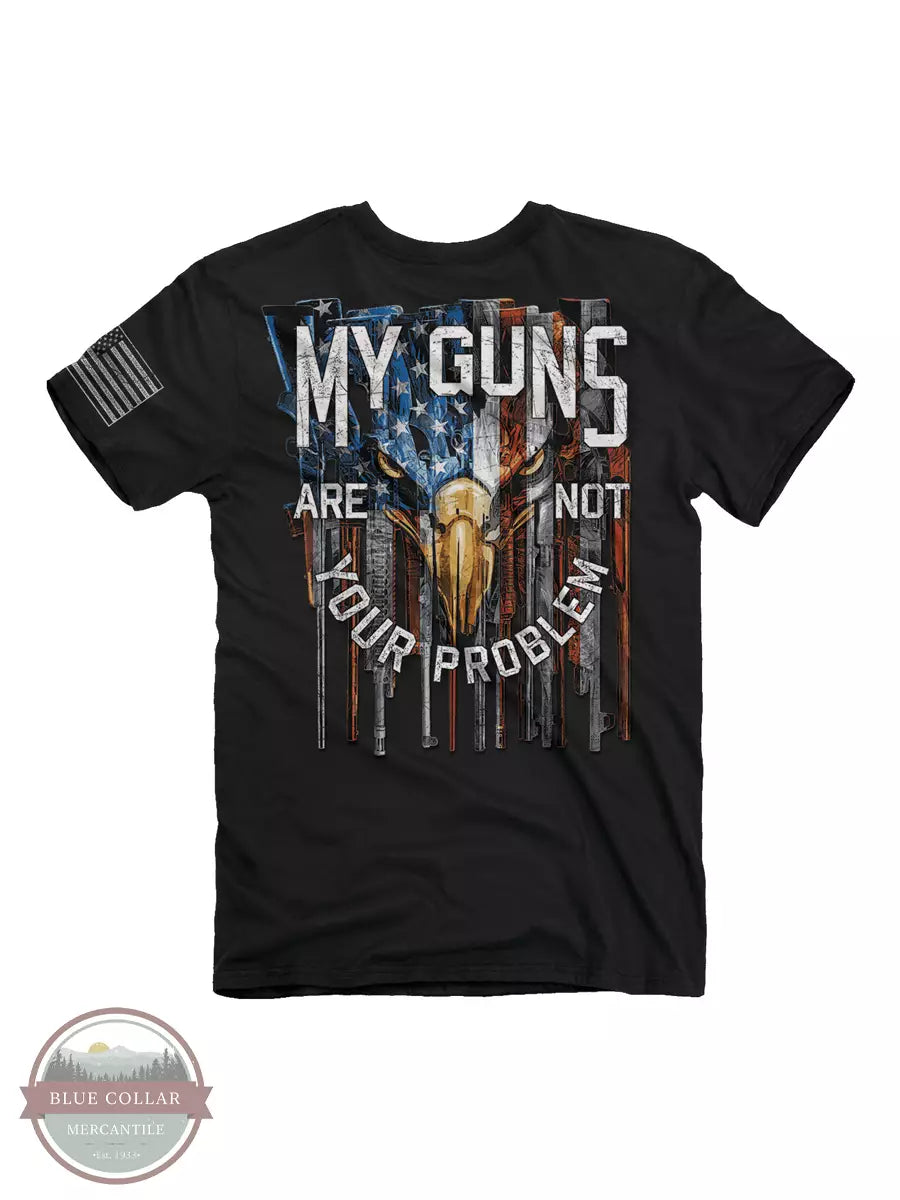 2118 My Guns Are Not Your Problem T-Shirt - Funny Gun Rights Statement Tee for Men & Women - Perfect for Second Amendment Supporters & Gun Enthusiasts