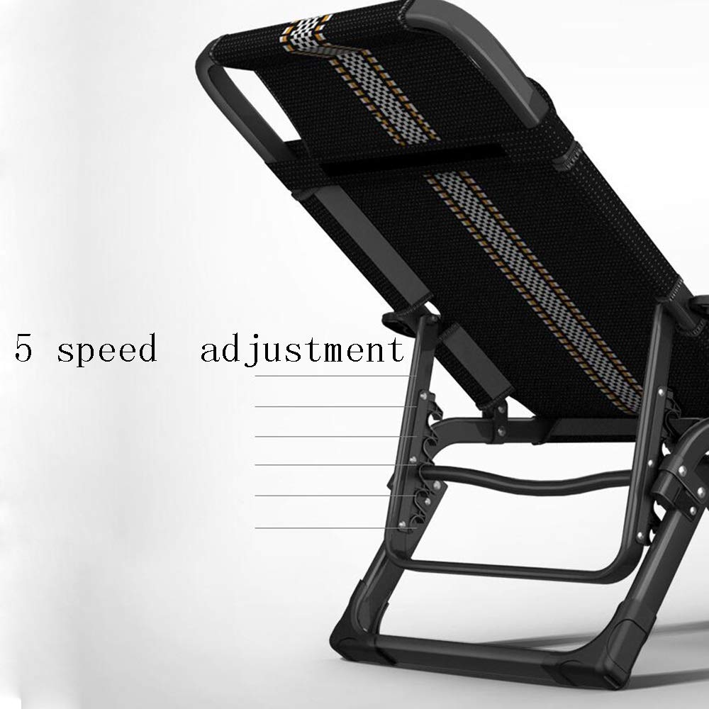 Premium Adjustable Reclining Patio Lounge Chair - Heavy Duty 440lbs Capacity Folding Textilene Chaise for Outdoor, Beach & Pool - Perfect for Sunbathing, Camping & Backyard Relaxation