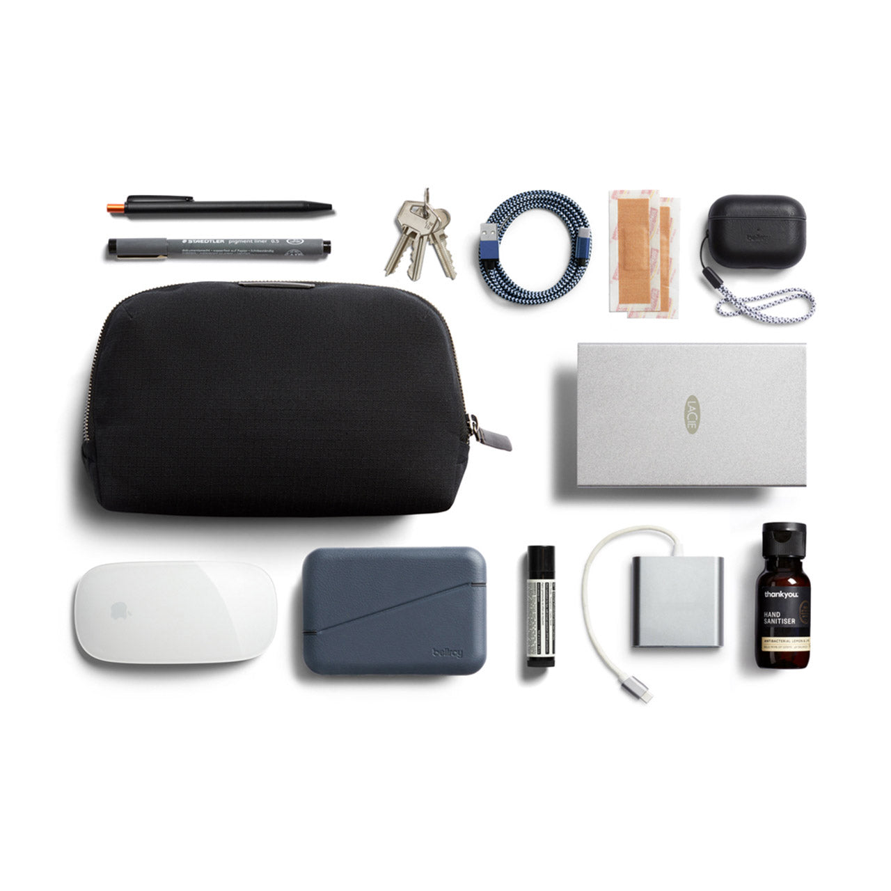 Bellroy Desk Caddy - Premium Leather Desk Organizer for Office & Home Workspace - Perfect for Pens, Notebooks & Stationery Storage
