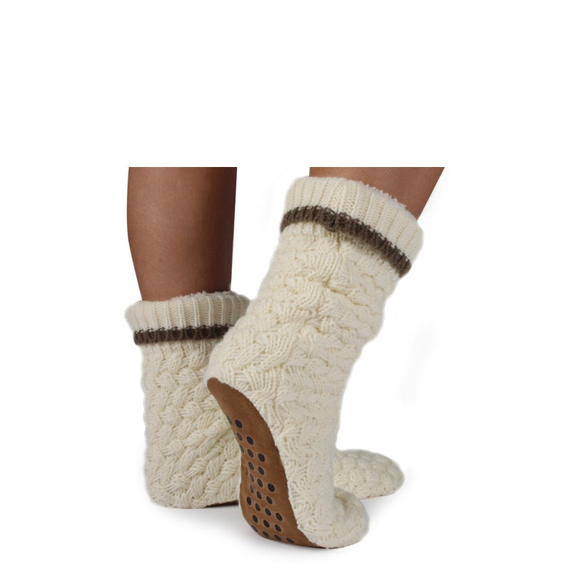 Cozy Women's Slipper Socks - Soft Fuzzy Indoor House Shoes with Non-Slip Sole for Winter Warmth & Comfort - Perfect for Home, Lounge, and Relaxation