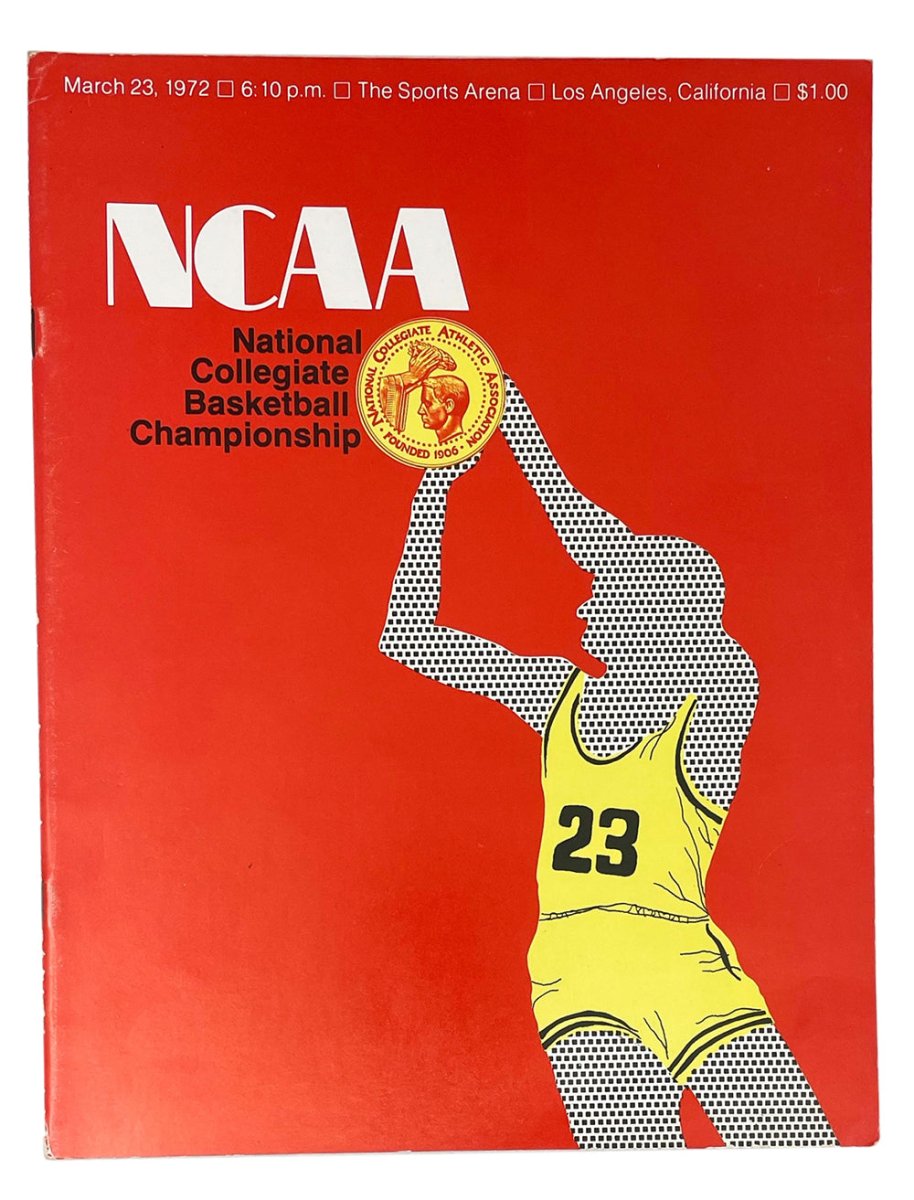 1972 NCAA National Collegiate Basketball Championship March 23 Magazine - Vintage Sports Collectible for Basketball Fans & Memorabilia Enthusiasts