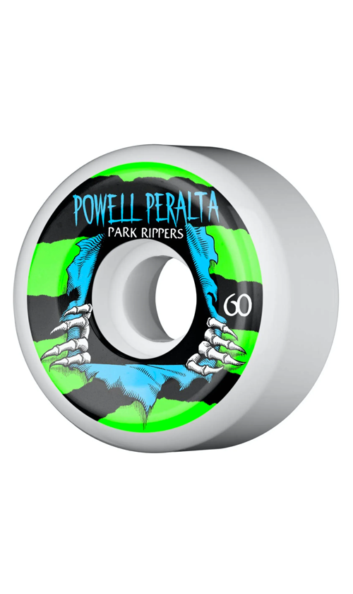 Powell Peralta PF Park Ripper Wheels - High Performance Skateboard Wheels for Park & Street Skating | Durable & Smooth Ride for Skateboarders