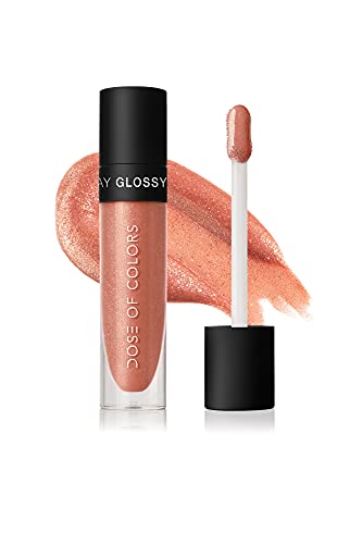 Dose of Colors Stay Glossy Lip Gloss - 0.16 oz Hydrating & Shiny Lip Gloss for Women, Long-Lasting Moisture, Perfect for Daily Wear & Special Occasions
