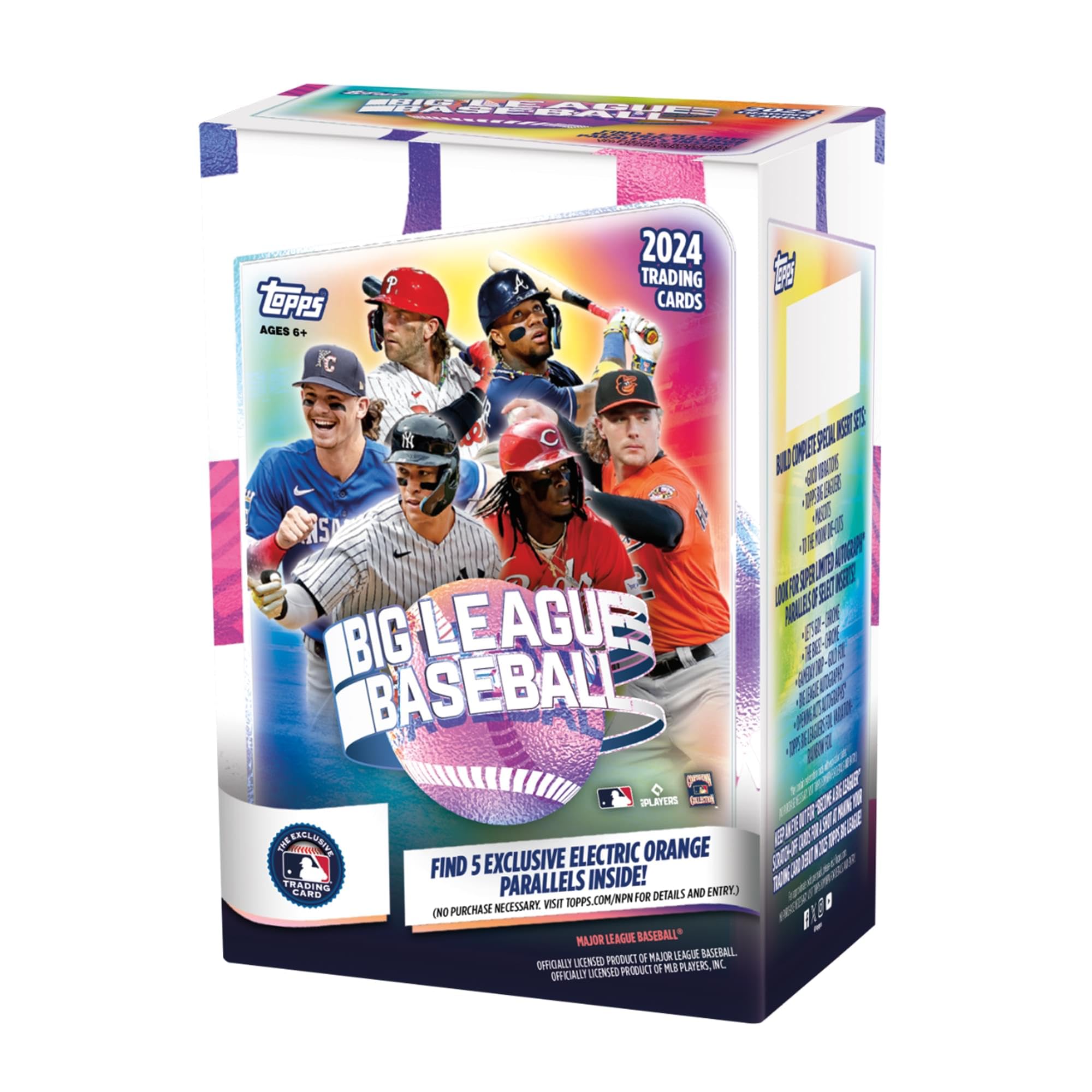 2024 Topps Big League Baseball Value Box - 10 Packs Per Box | Collectible Baseball Cards for Trading & Gifts | Perfect for Sports Fans & Card Collectors