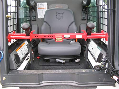 SSL Equipment Lock - Heavy Duty Powder Coated Steel Skid Steer Lock | Anti-Theft Drive Control Security Device | Skid Steer Cab Accessories | Perfect for Construction Sites & Farm Equipment Protection