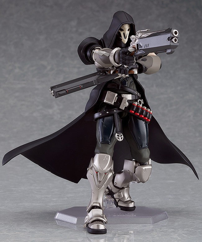 Figma #393 Reaper (Gabriel Reyes) Overwatch Action Figure - Collectible Gaming Character Model for Display & Cosplay